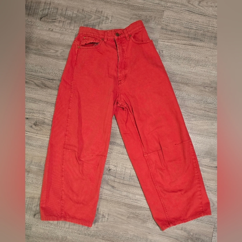 BDG Rih Extreme Baggy Jean – Orange Red